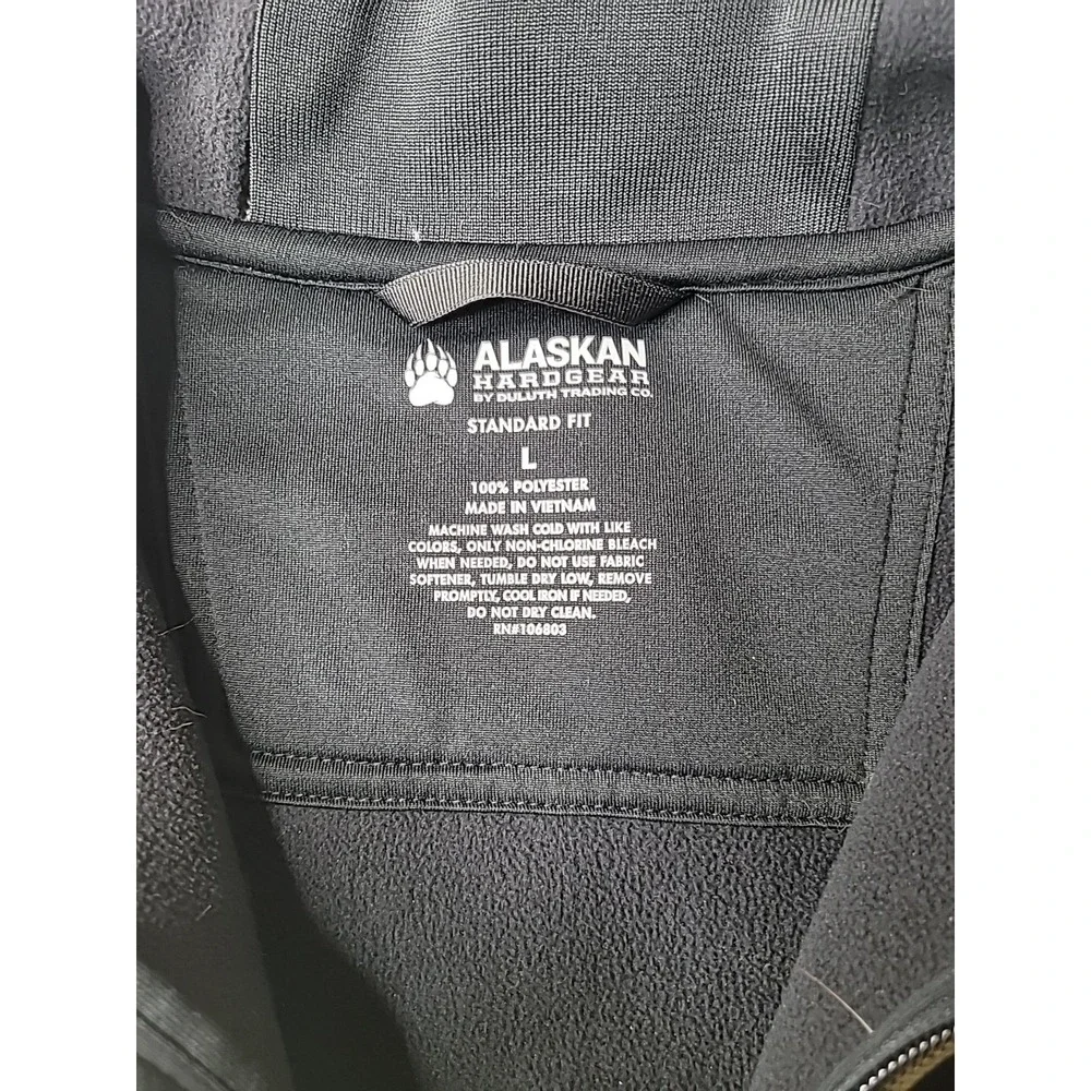 Alaskan Hardgear 1/4 Zip Sweater Graveltec Two Tone Long Sleeve Pullover Men's L